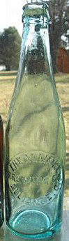 ALLIANCE BREWING COMPANY EMBOSSED BEER BOTTLE