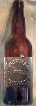 THE BRUCKMANN BREWING COMPANY EMBOSSED BEER BOTTLE
