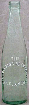THE EXCELSIOR BREWING COMPANY EMBOSSED BEER BOTTLE