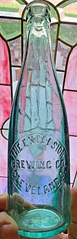 THE EXCELSIOR BREWING COMPANY EMBOSSED BEER BOTTLE