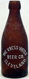 THE KRESS WEISS BEER COMPANY EMBOSSED BEER BOTTLE