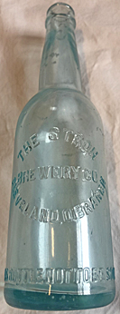 THE STROH BREWERY COMPANY EMBOSSED BEER BOTTLE