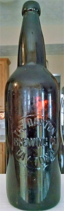 THE DAYTON BREWING COMPANY EMBOSSED BEER BOTTLE