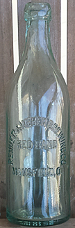 RENNER & WEBER BREWING COMPANY EMBOSSED BEER BOTTLE