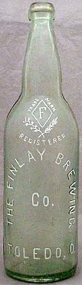 THE FINLAY BREWING COMPANY EMBOSSED BEER BOTTLE