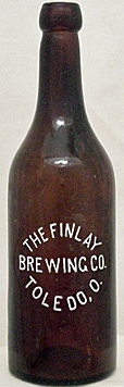THE FINLAY BREWING COMPANY EMBOSSED BEER BOTTLE