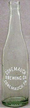 CONEMAUGH BREWING COMPANY EMBOSSED BEER BOTTLE