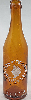 YOUGH BREWING COMPANY EMBOSSED BEER BOTTLE