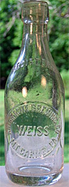 ANTHRACITE BREWING COMPANY EMBOSSED BEER BOTTLE