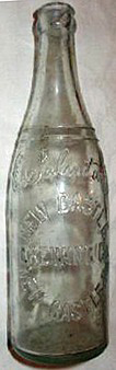 NEW CASTLE BREWING COMPANY EMBOSSED BEER BOTTLE