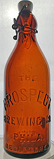 THE PROSPECT BREWING COMPANY EMBOSSED BEER BOTTLE