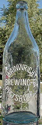 WAINWRIGHT BREWING COMPANY EMBOSSED BEER BOTTLE