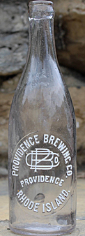 PROVIDENCE BREWING COMPANY EMBOSSED BEER BOTTLE