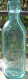 THE PALMETTO BREWING COMPANY EMBOSSED BEER BOTTLE