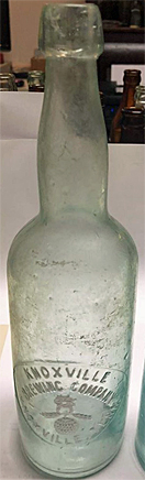 KNOXVILLE BREWING COMPANY EMBOSSED BEER BOTTLE