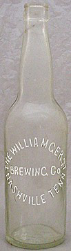 THE WILLIAM GERST BREWING COMPANY EMBOSSED BEER BOTTLE