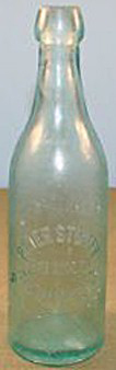 PETER STUMPF BREWING COMPANY EMBOSSED BEER BOTTLE