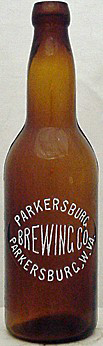 PARKERSBURG BREWING COMPANY EMBOSSED BEER BOTTLE
