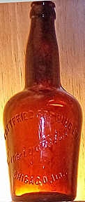 GOTTFRIED BREWING COMPANY EMBOSSED BEER BOTTLE