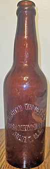 MARTIN THEOBALD PREMIUM BEER EMBOSSED BEER BOTTLE