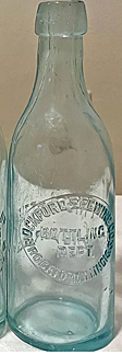 ROCKFORD BREWING COMPANY EMBOSSED BEER BOTTLE