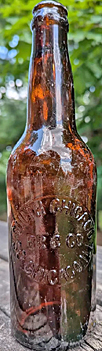 SOUTH CHICAGO BREWING COMPANY EMBOSSED BEER BOTTLE