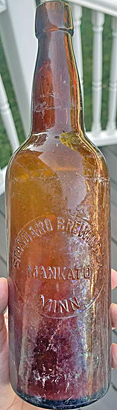 STANDARD BREWING COMPANY EMBOSSED BEER BOTTLE