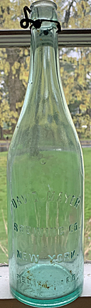 DAVID MAYER BREWING COMPANY EMBOSSED BEER BOTTLE