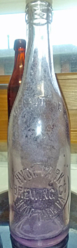 HYDE PARK BREWING COMPANY EMBOSSED BEER BOTTLE